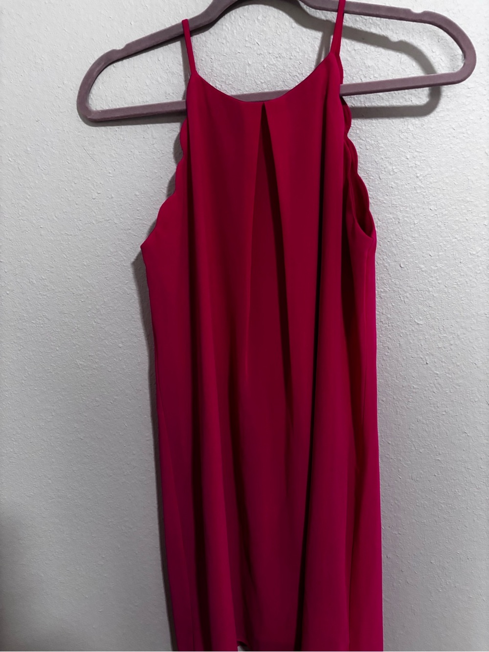 I.N. Women’s hot pink chiffon sleeveless dress